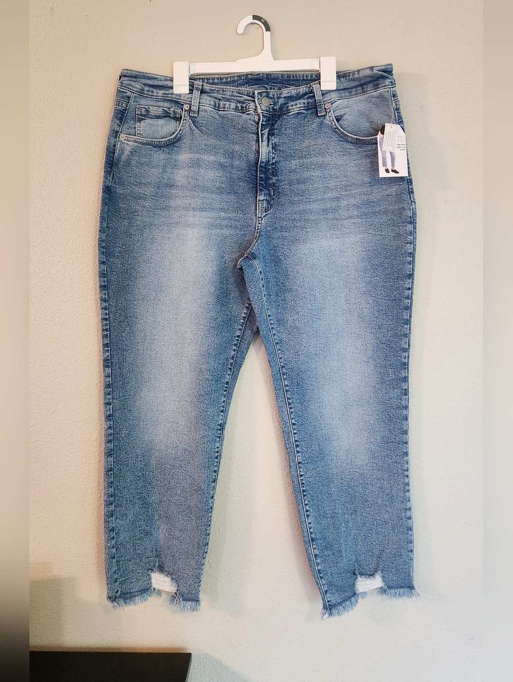 Time And Tru High Rise Straight Leg Ankle Jeans Size 20
